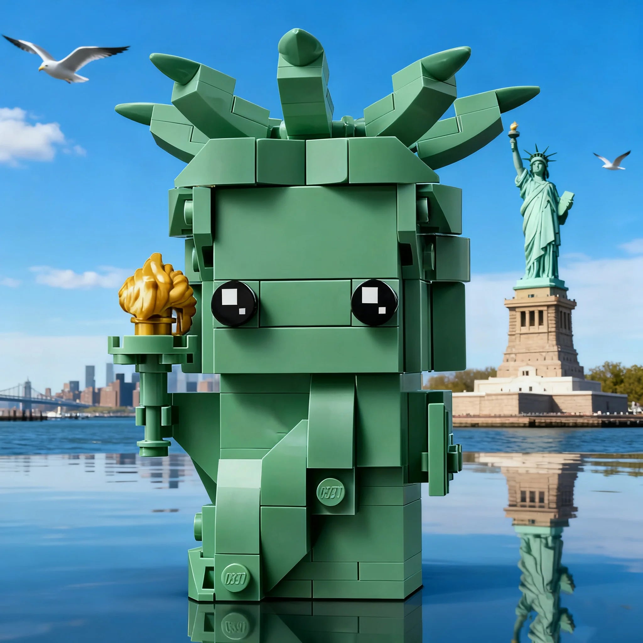 LEGO Building Blocks LG-40367 Statue of Liberty Boys and Girls Children's Splicing Toy Birthday Gift