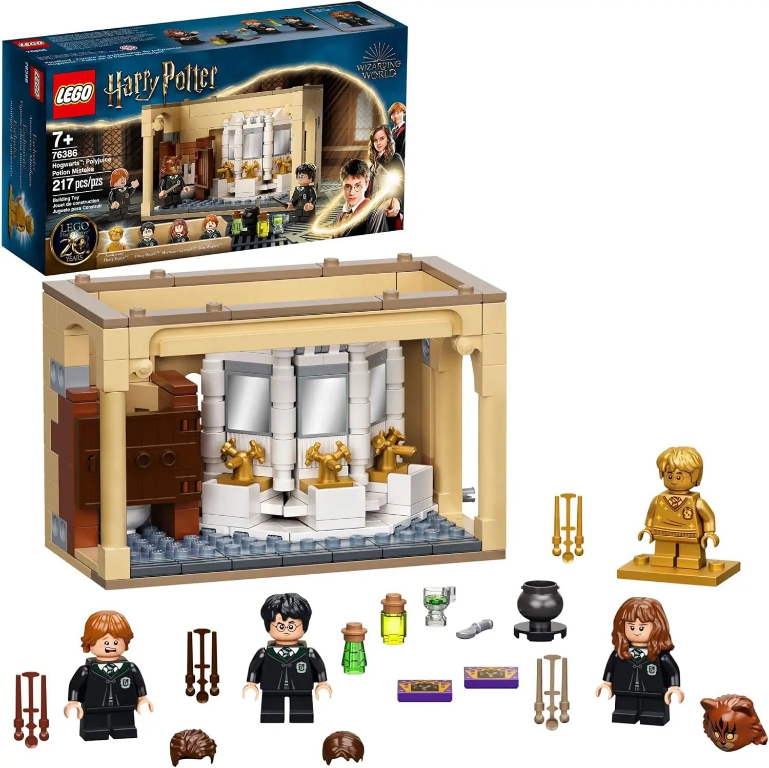 Lego 76386 Harry Potter Hogwarts: Polyjuice Potion Mistake Puzzle building block set toys for children's holiday gifts
