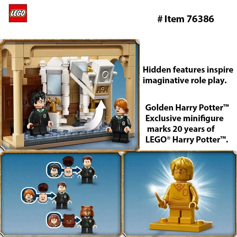 Lego 76386 Harry Potter Hogwarts: Polyjuice Potion Mistake Puzzle building block set toys for children's holiday gifts
